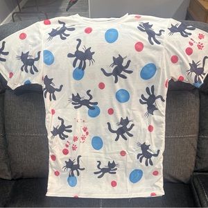 NEW Robert Smith, The Cure Lovecats all over print premium t-shirt.